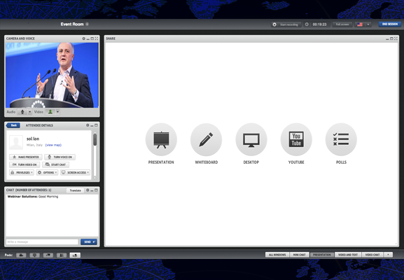 Webinars interattivi